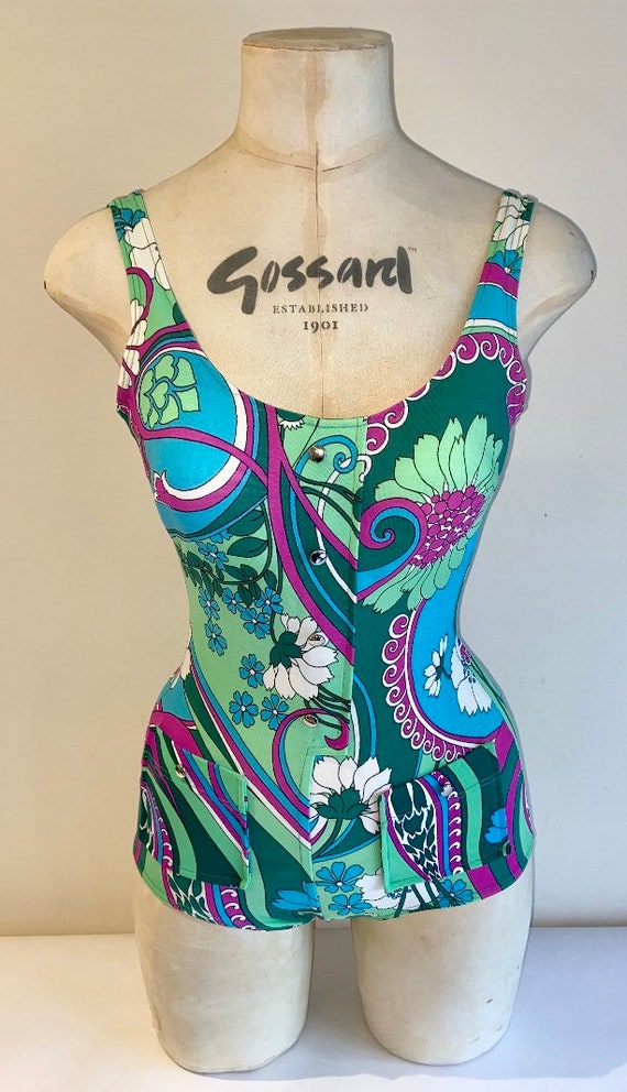 60’s mod swimsuit