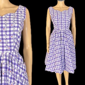 Super cute 1950s cotton dress