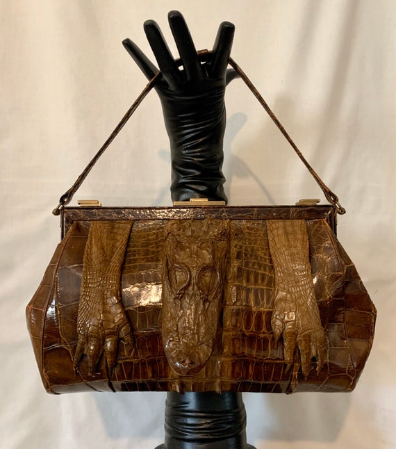 Early 40’s alligator bag