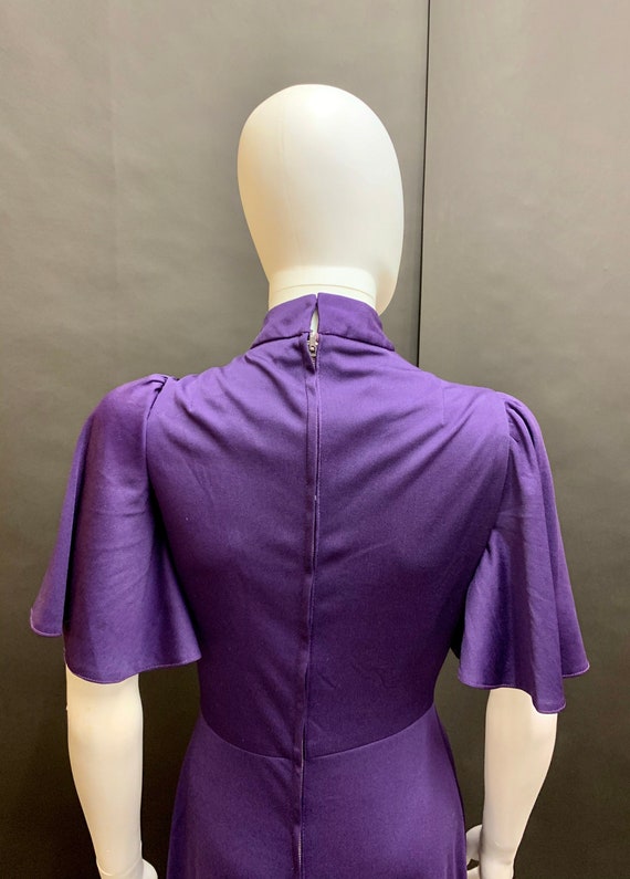 1970’s purple maxi party dress - image 5