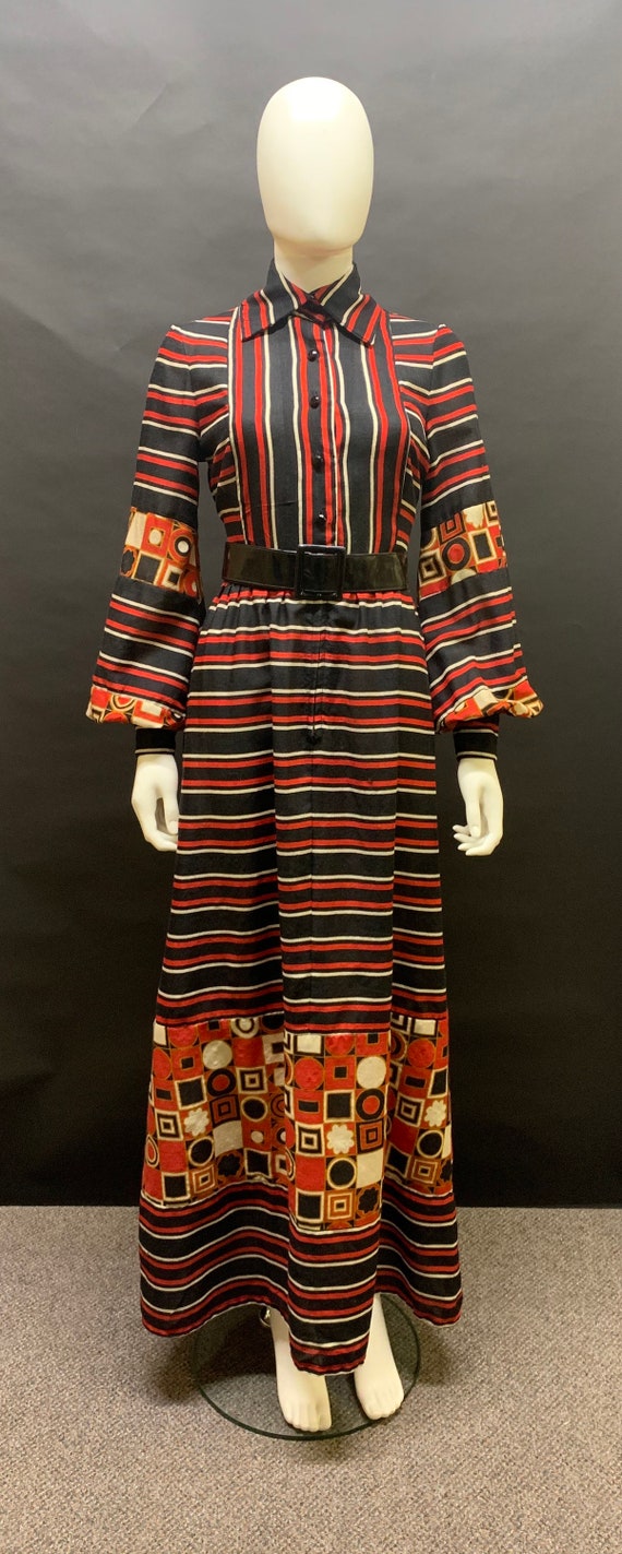 Fab “jean varon” 1970’s prairie style dress