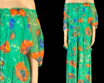 Fab 1970s layered maxi dress