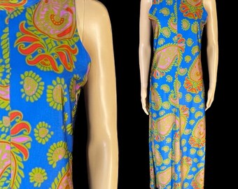 Wonderful 1960s mod maxi dress