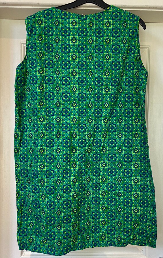 Gorgeous volup 1960’s cotton day dress - image 3