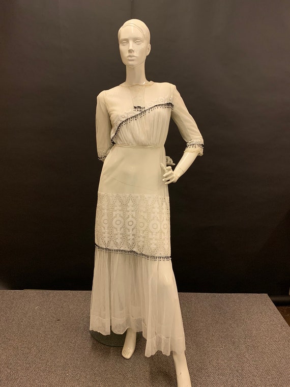 Edwardian hand embroidered dress