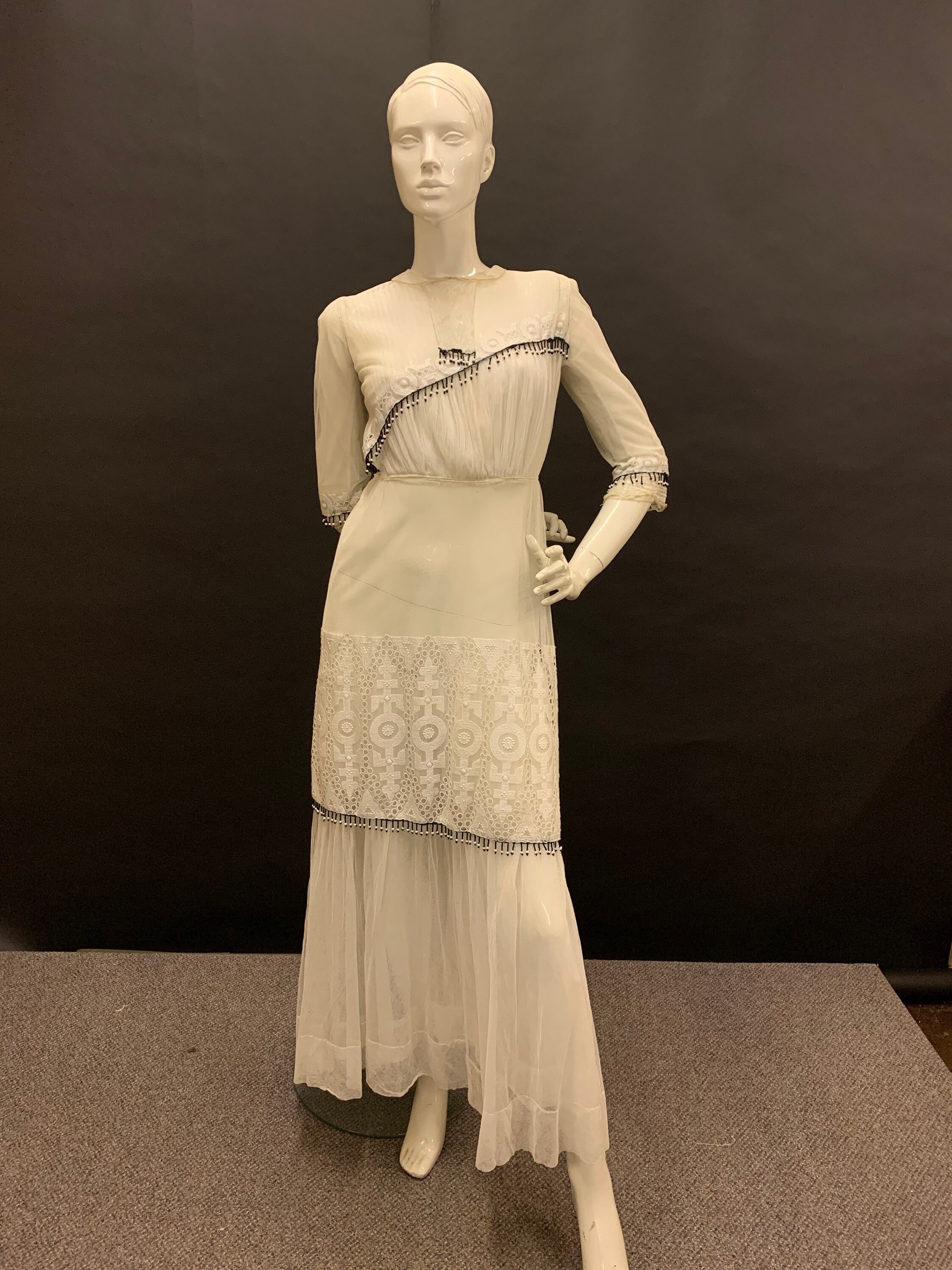 Image of Edwardian Hand Embroidered Dress