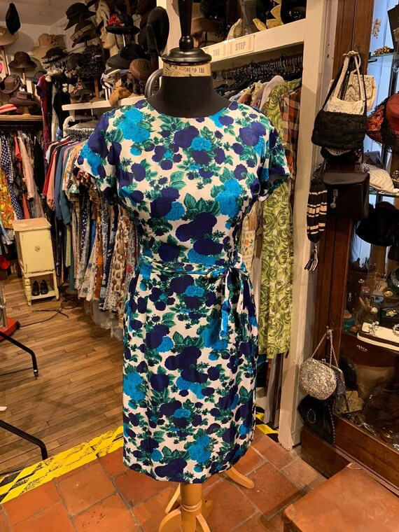 Pretty “Norman Linton” late 1950s volup day dress