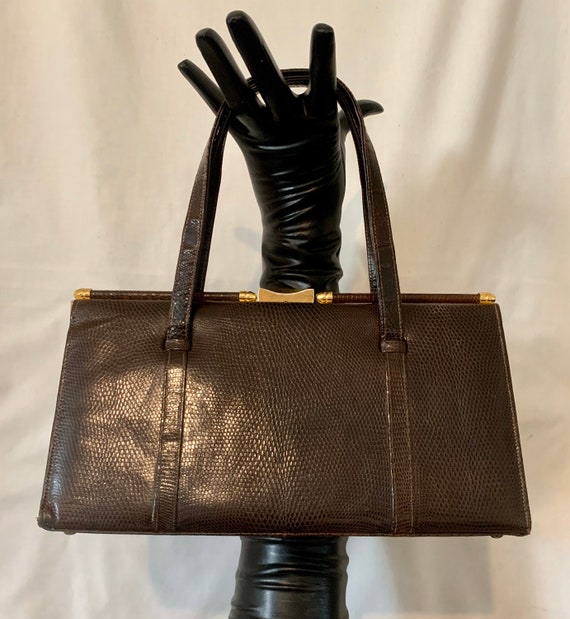 50’s lizard skin bag