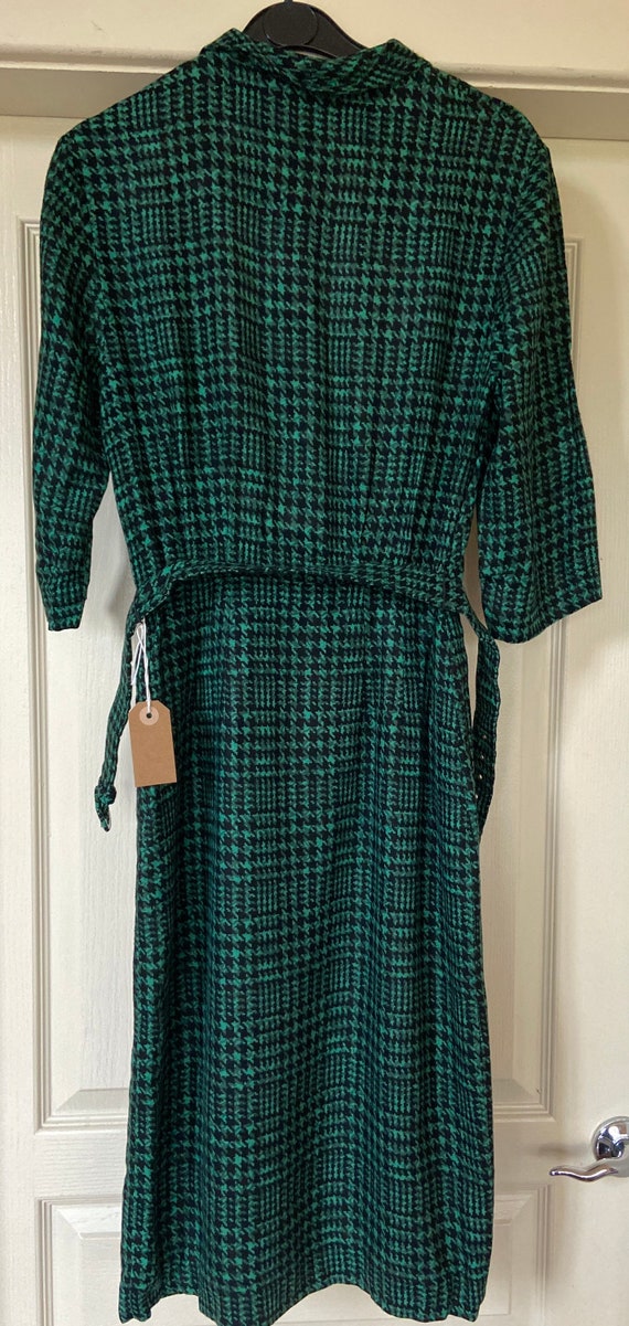 Gorgeous winter weight late 50’s day dress - image 6