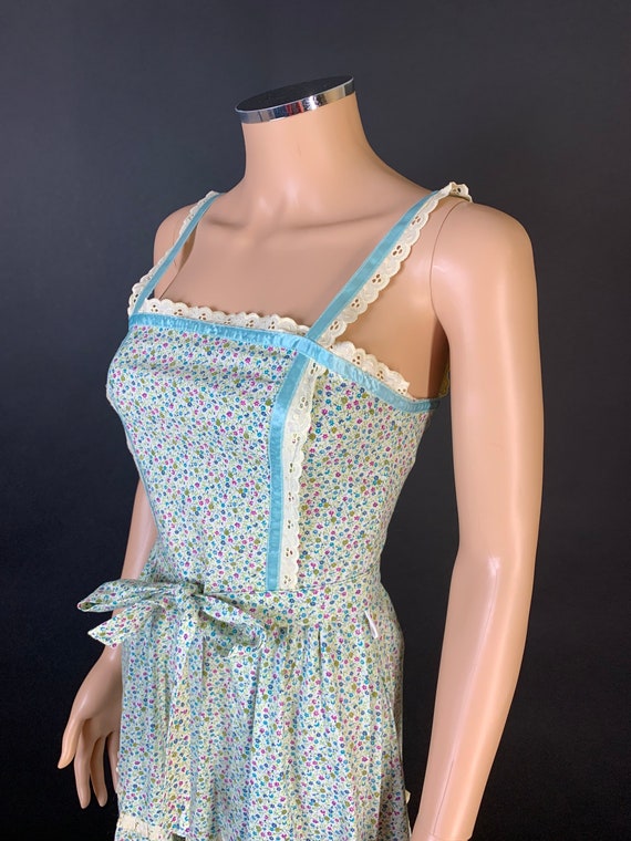 Super pretty 1970’s floral summer prairie dress - image 4