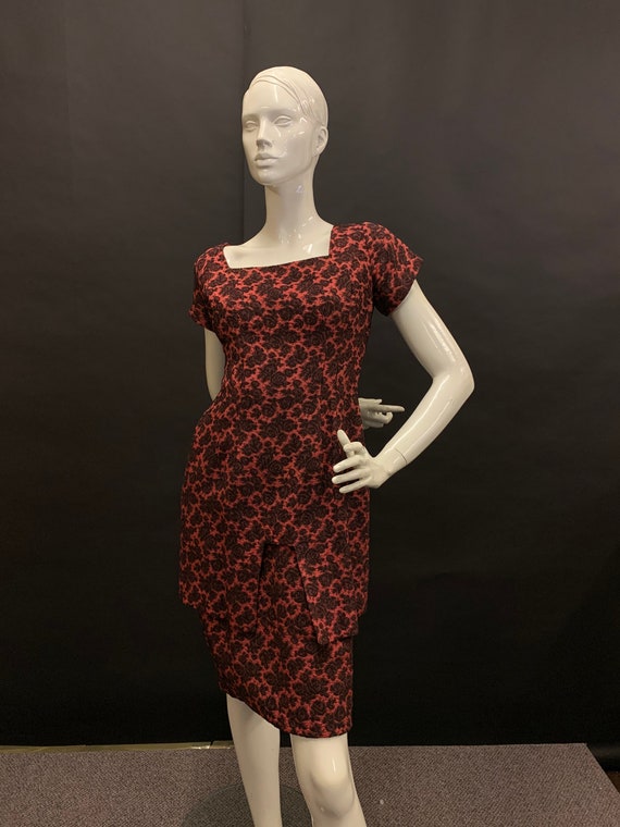 50’s brocade wiggle