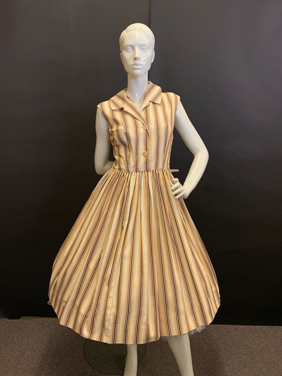 1950s cotton dress