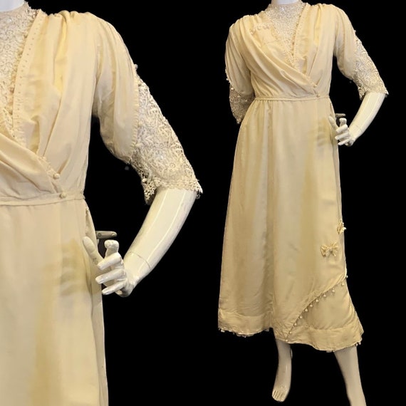 Silk Edwardian dress - image 1