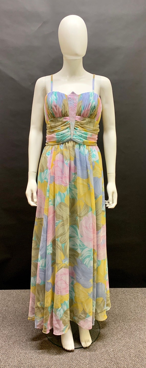 Beautiful 1980s “frank usher” gown