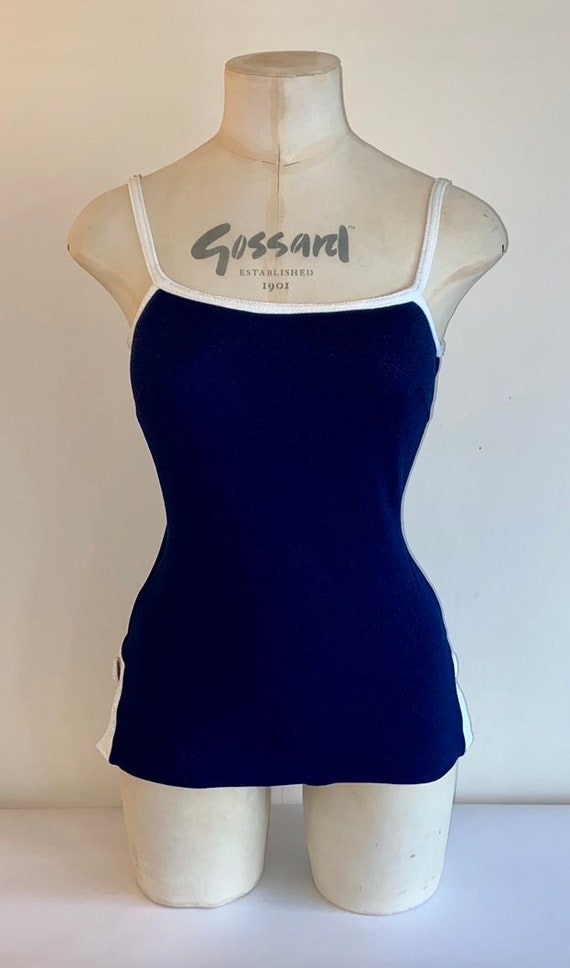 60’s colour block swimsuit
