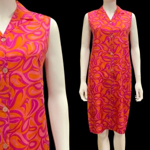 Wunderschönes 60er Jahre Kleid, durchgeknöpft