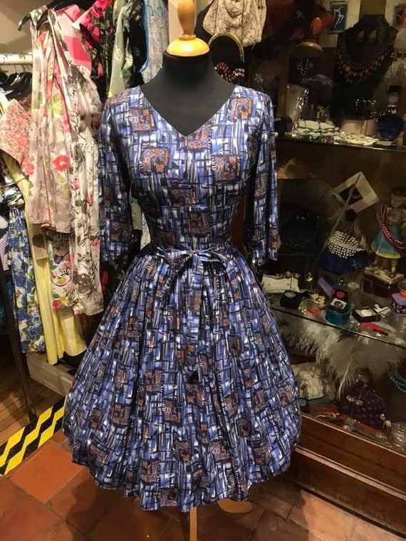 Beautiful 50’s cotton dress