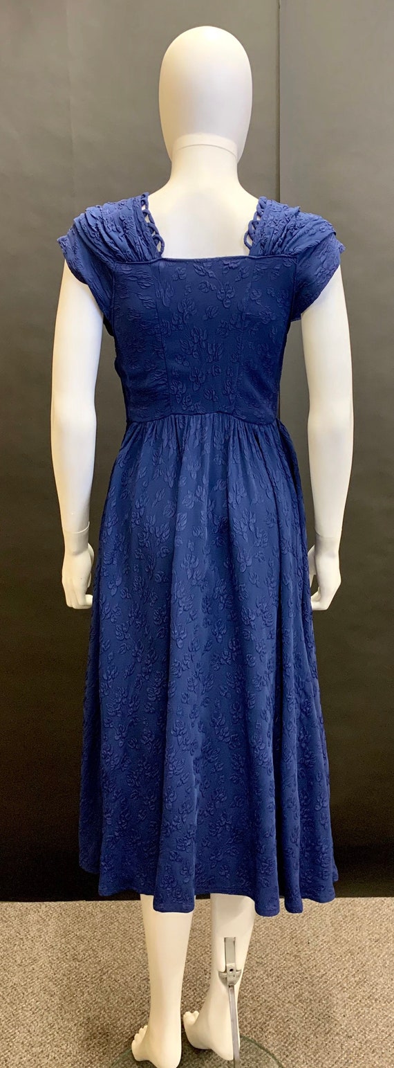 1940s crepe dress - image 7