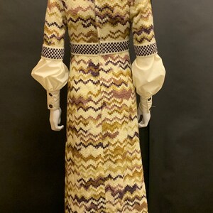 1970s stunning jean varon maxi dress and blouse combo image 5