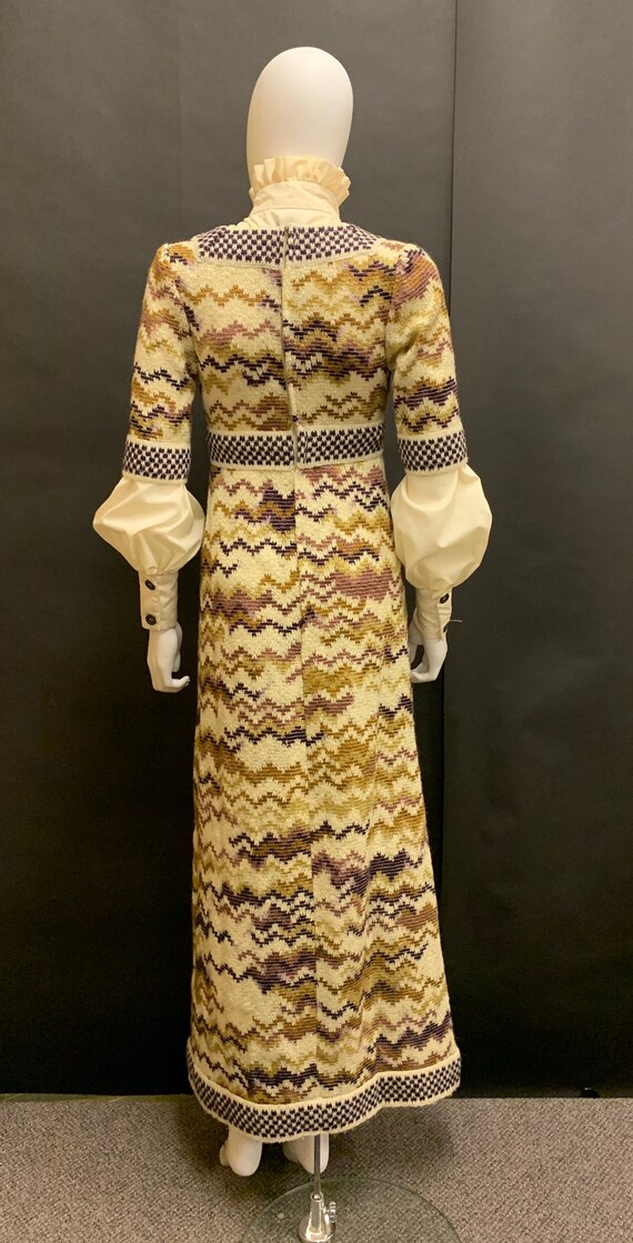 1970’s  stunning “jean varon” maxi dress and blou… - image 5
