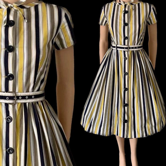 Super cute 1950’s cotton day dress - image 1