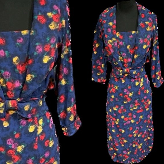 Lovely 1950s winter weight day dress - image 1