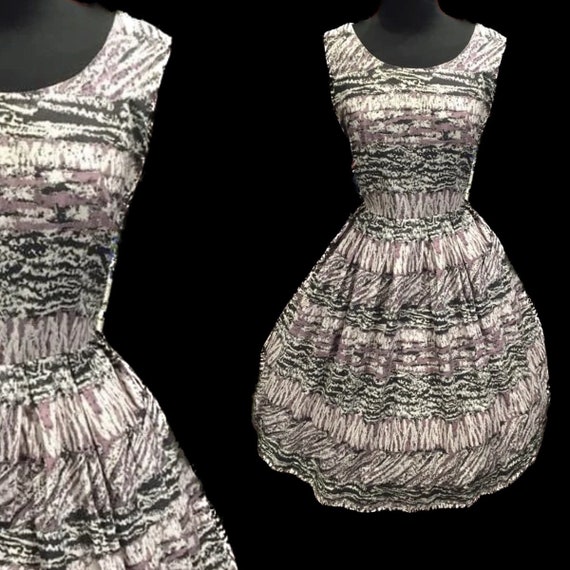 Fab 1950’s cotton summer full skirt day dress - image 1