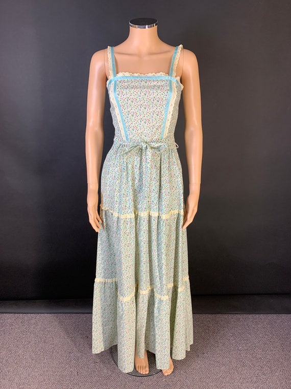 Super pretty 1970’s floral summer prairie dress - image 2