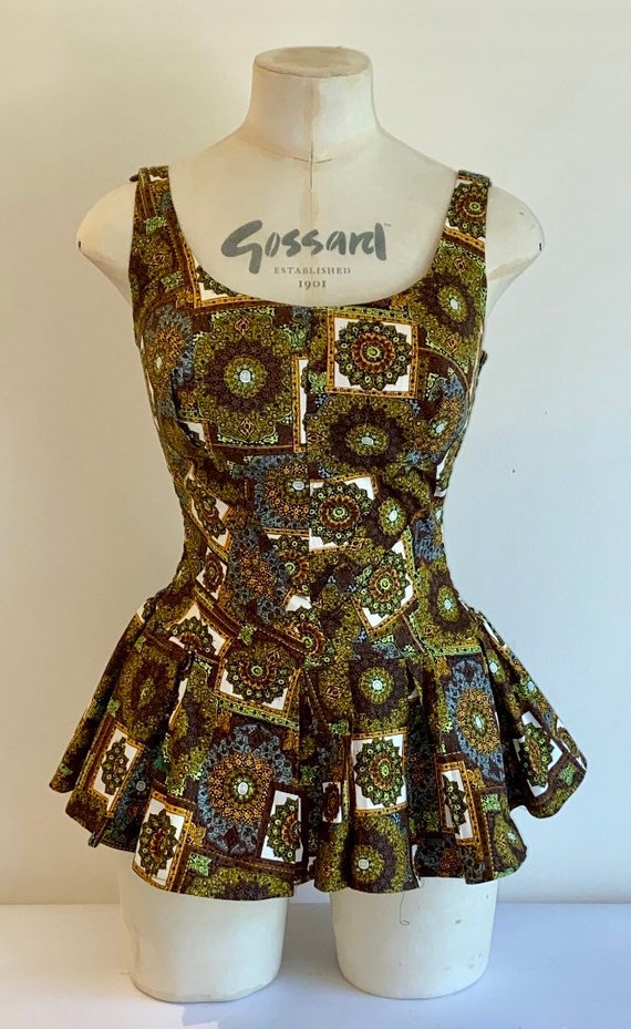 1950s top half of swimsuit
