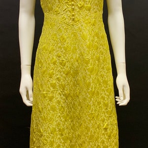 Beautiful 1960s formal gown party dress image 2