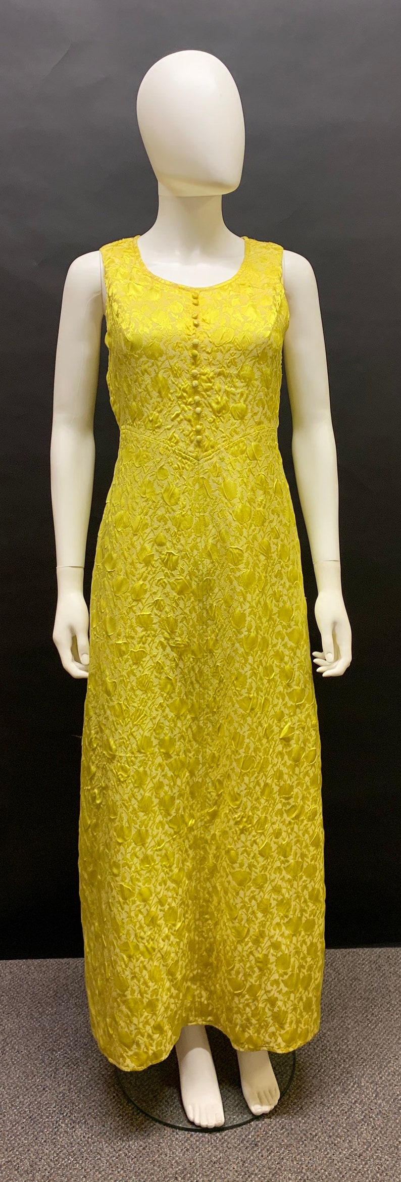 Beautiful 1960s formal gown party dress image 2