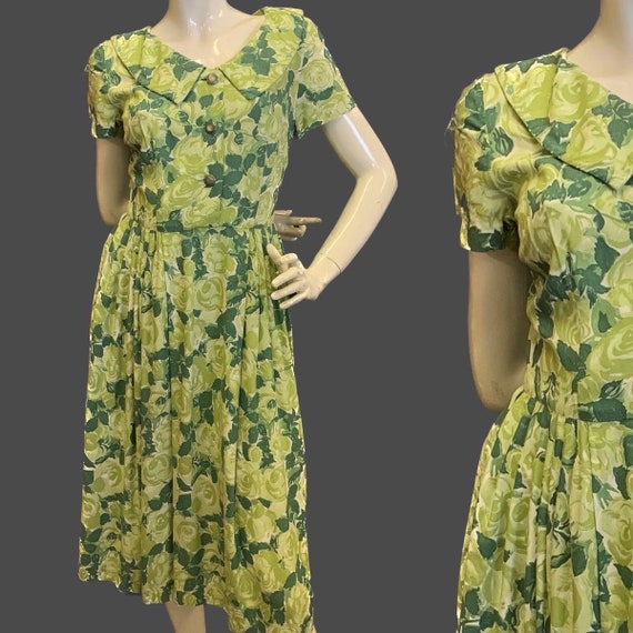 Late 40’s cotton dress - image 1