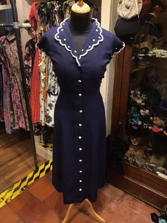 Stunning unworn 1950s volup dress