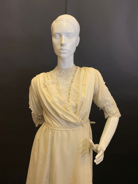 Silk Edwardian dress - image 2
