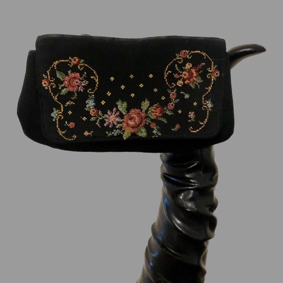 30’s embroidered clutch - image 1
