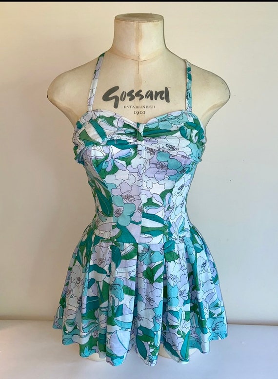 1940s cotton swimsuit