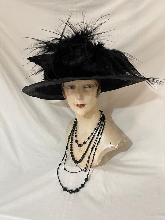 STUNNING RARE Edwardian titanic Hat 