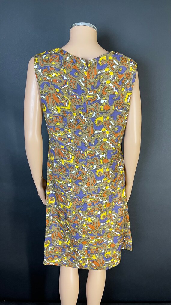 Fab volup 1960s mod dress - image 6