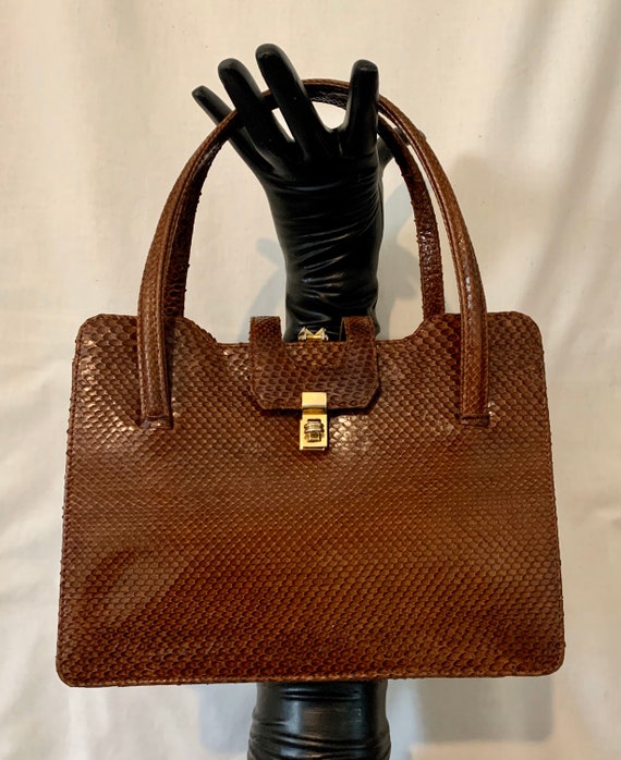 50’s snakeskin bag
