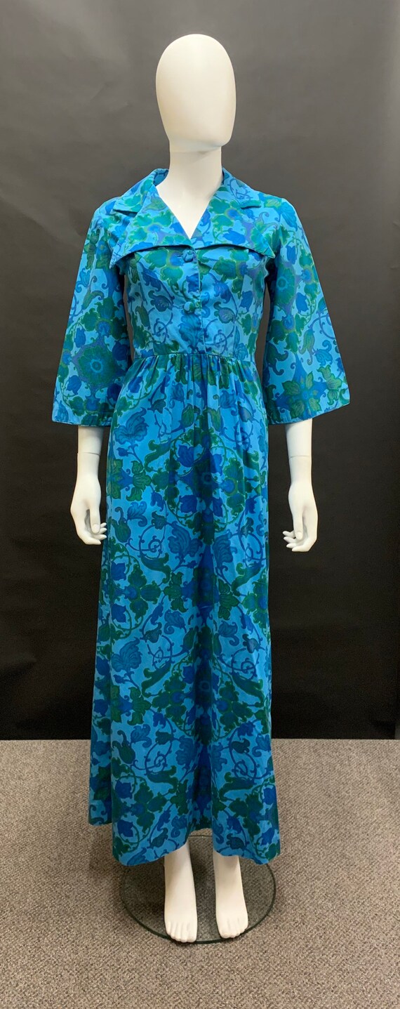 1970s cotton maxi