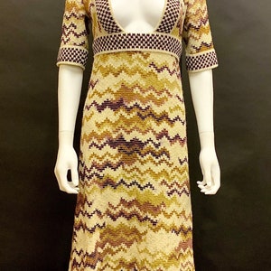 1970s stunning jean varon maxi dress and blouse combo image 7