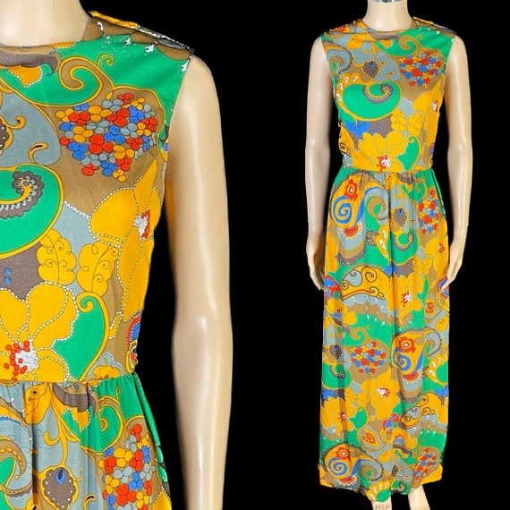 Wonderful 1970s maxi dress - image 1