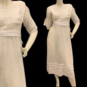 Edwardian lawn dress
