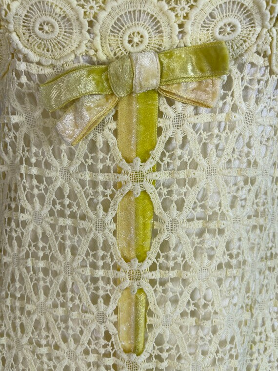 1930s Cotton Broderie Anglaise Day Dress