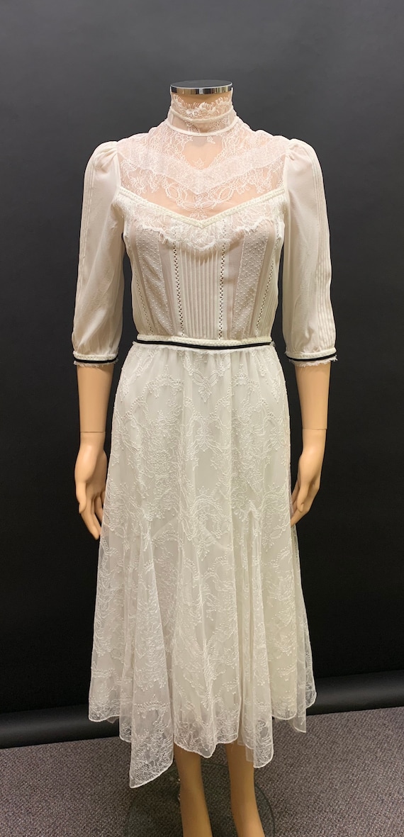 Edwardian style “Alice and Olivia” lace dress