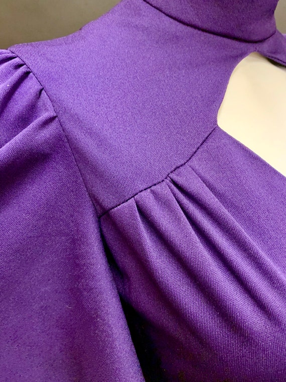 1970’s purple maxi party dress - image 7