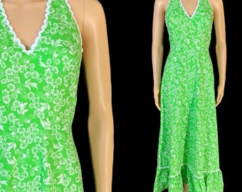 Fab 1970’s cotton maxi dress