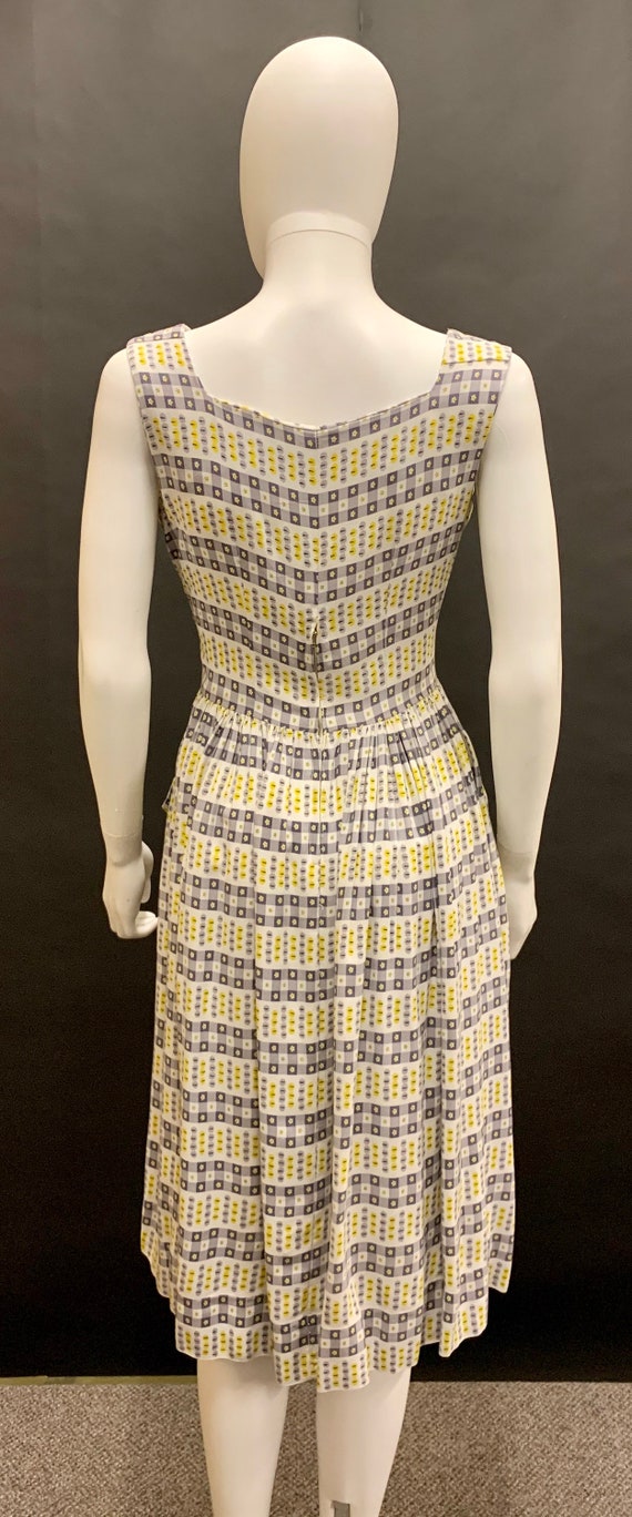 1940s cotton day dress - image 5