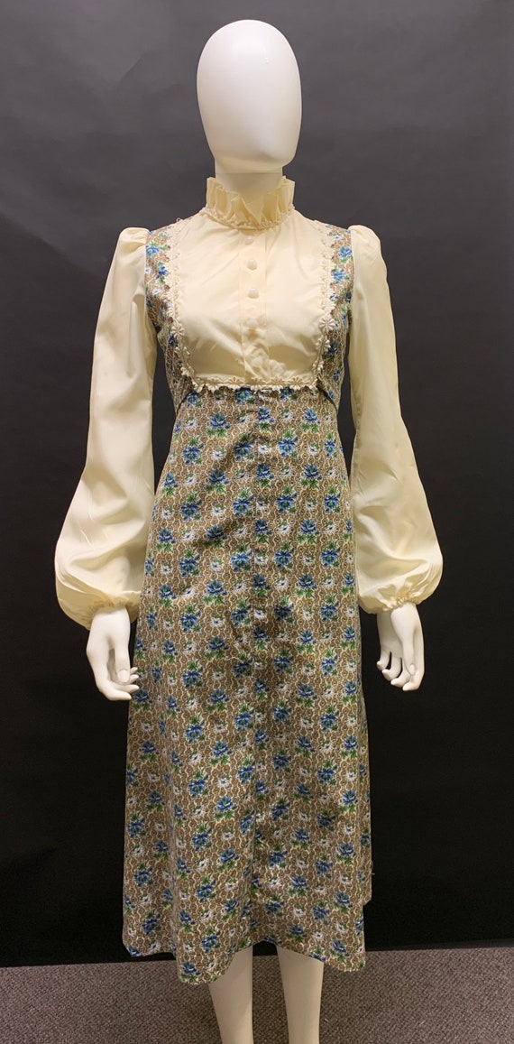 Pretty 1970s prairie dress