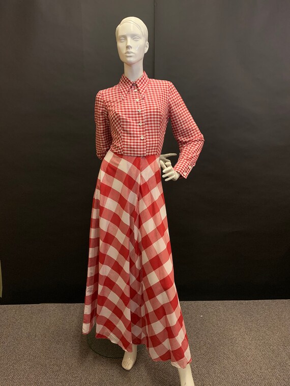 70’s cotton maxi dress